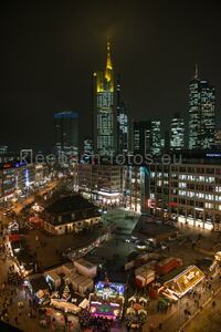 Hauptwache mit Weihnachts-Ebene